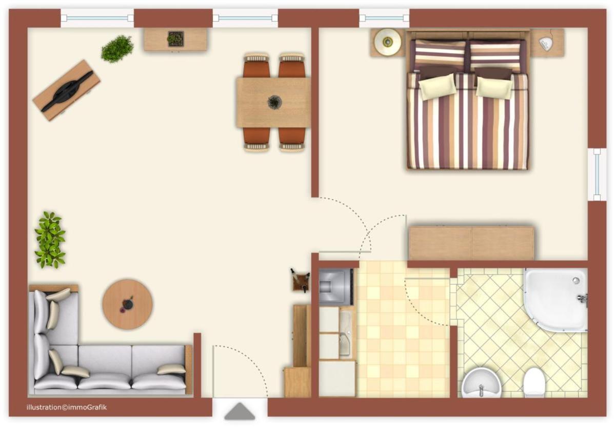 Sterne Apartment Росток Екстериор снимка